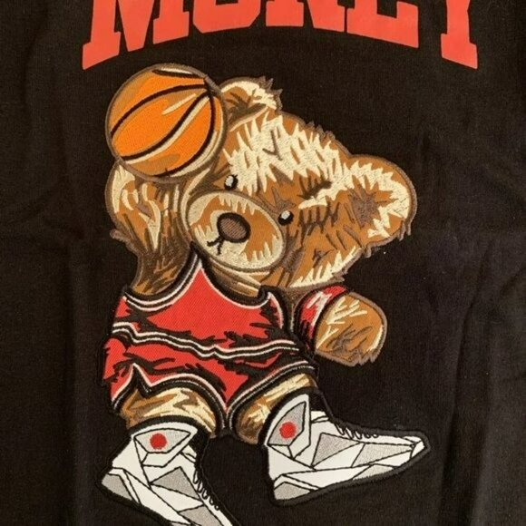 FWRD Boy's T-shirt Embroidered Baller Bear Money NWT S (4) - Picture 2 of 6